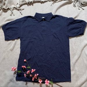 Men’s Dark Navy Cotton Polo